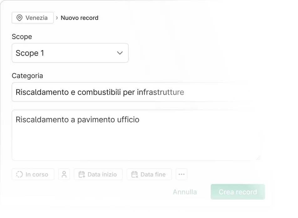 Record anteprima funzionalità